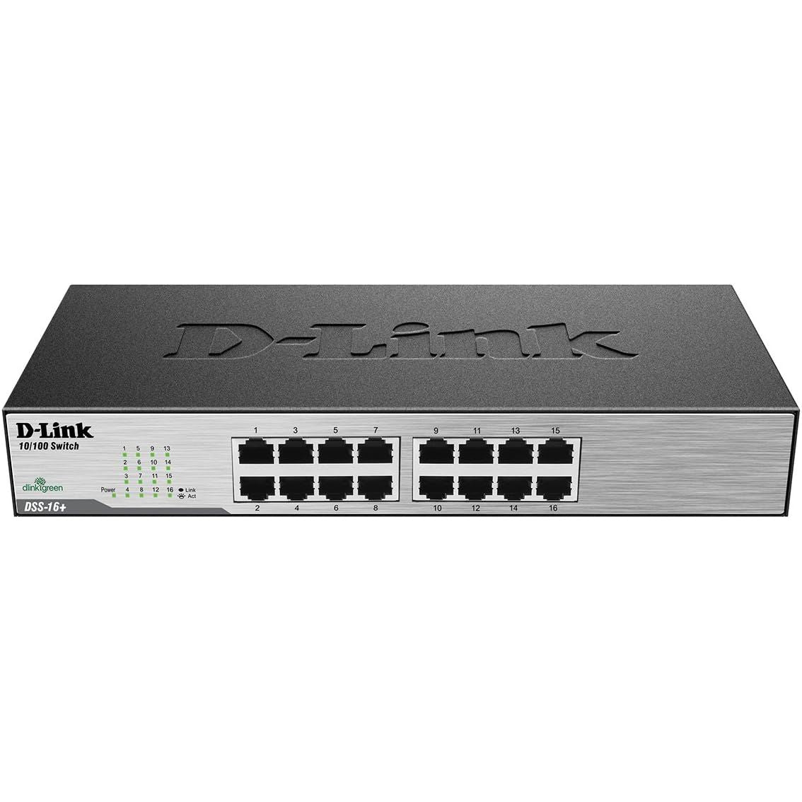 D-Link Switch de 16 puertos 10/100 (DSS-16+)