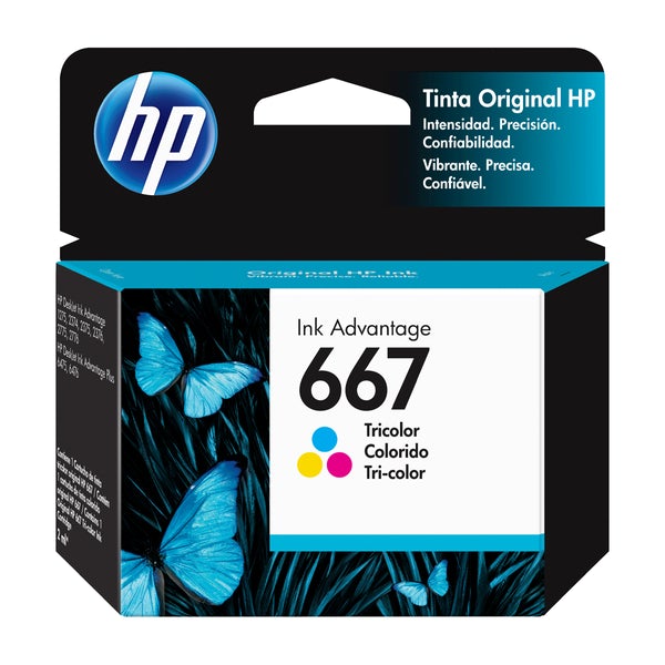 HP 667 Cartucho de Tinta - Color - Gshop Pty