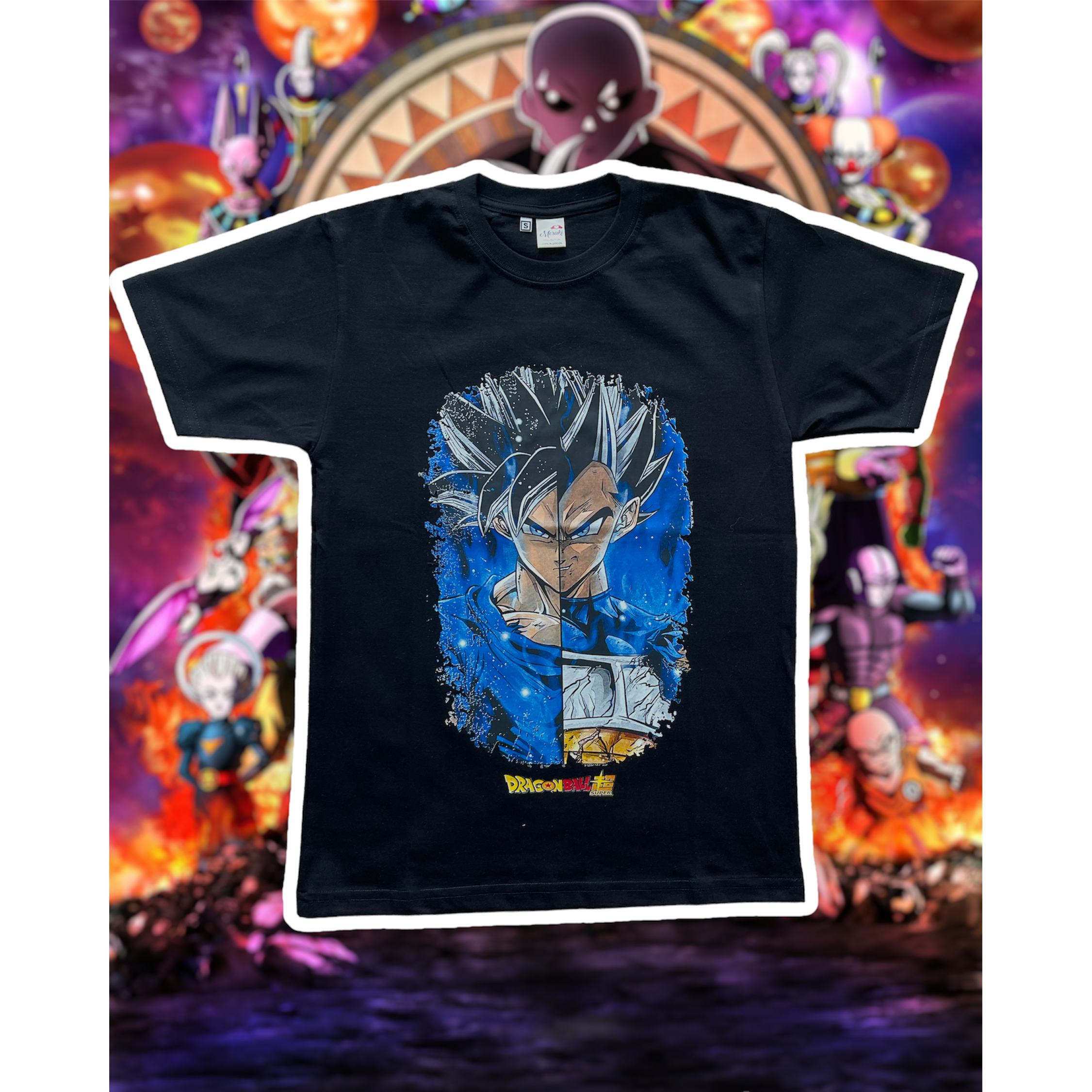 T-shirt modelo Dragon Ball Goku y Vegeta talla S