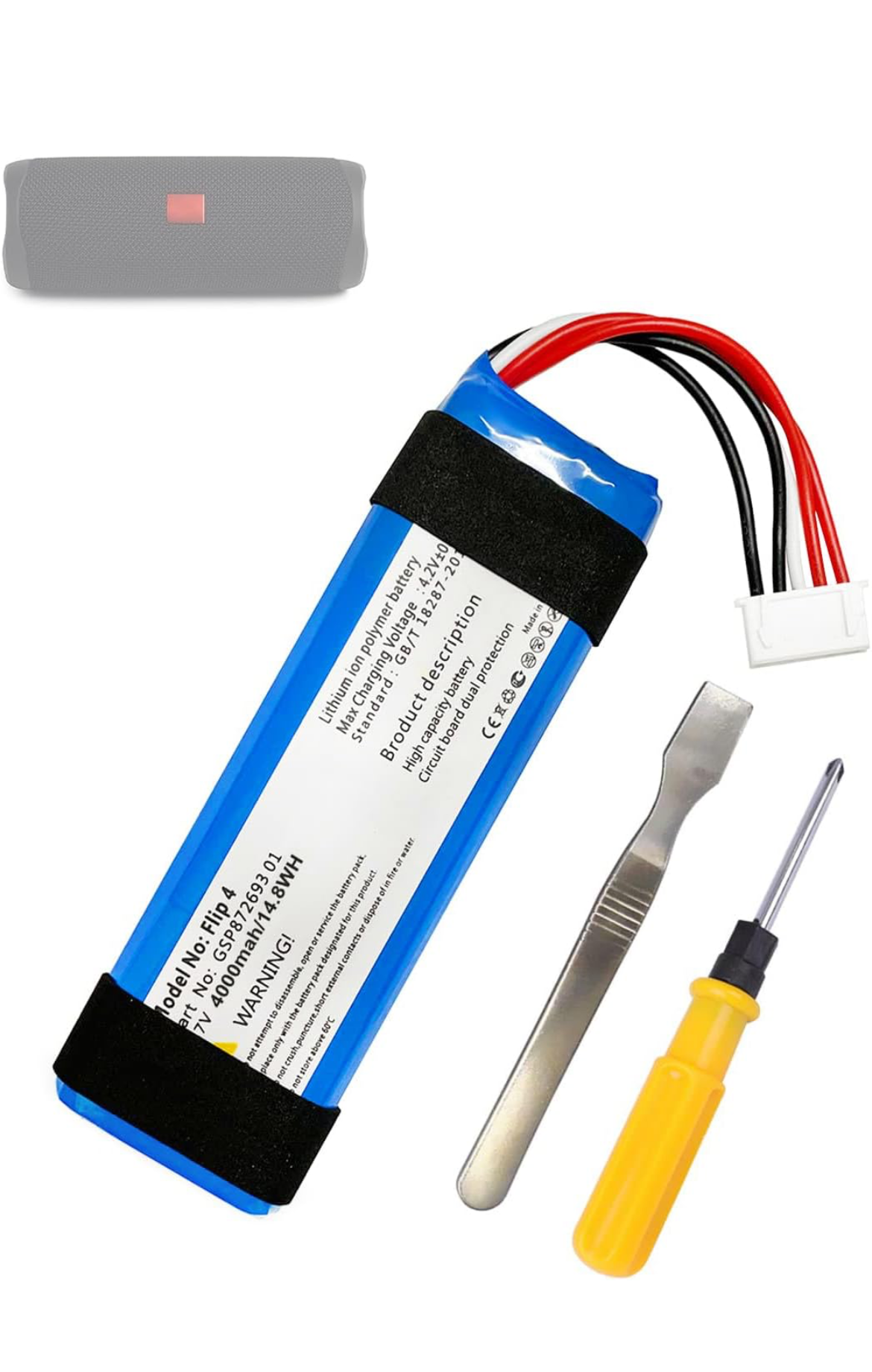 Batería de 4000 mAh para JBL Flip 4