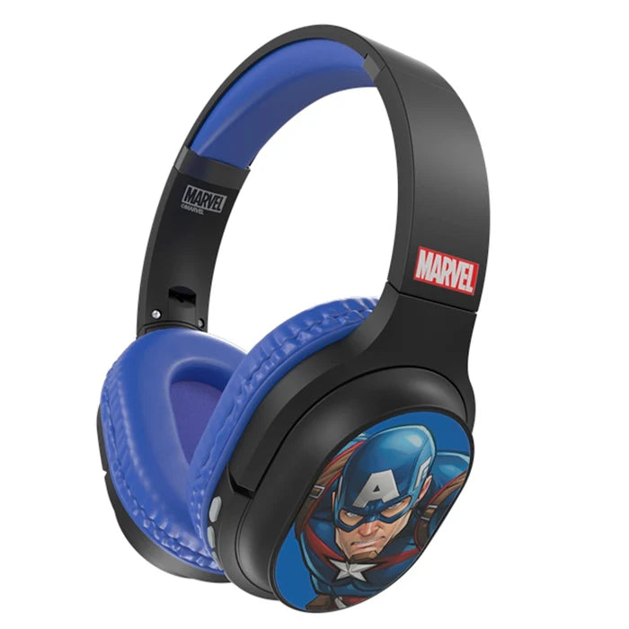 Audífonos para niños Xtech XTH-M660CA Wireless modelo Marvel Capitan America