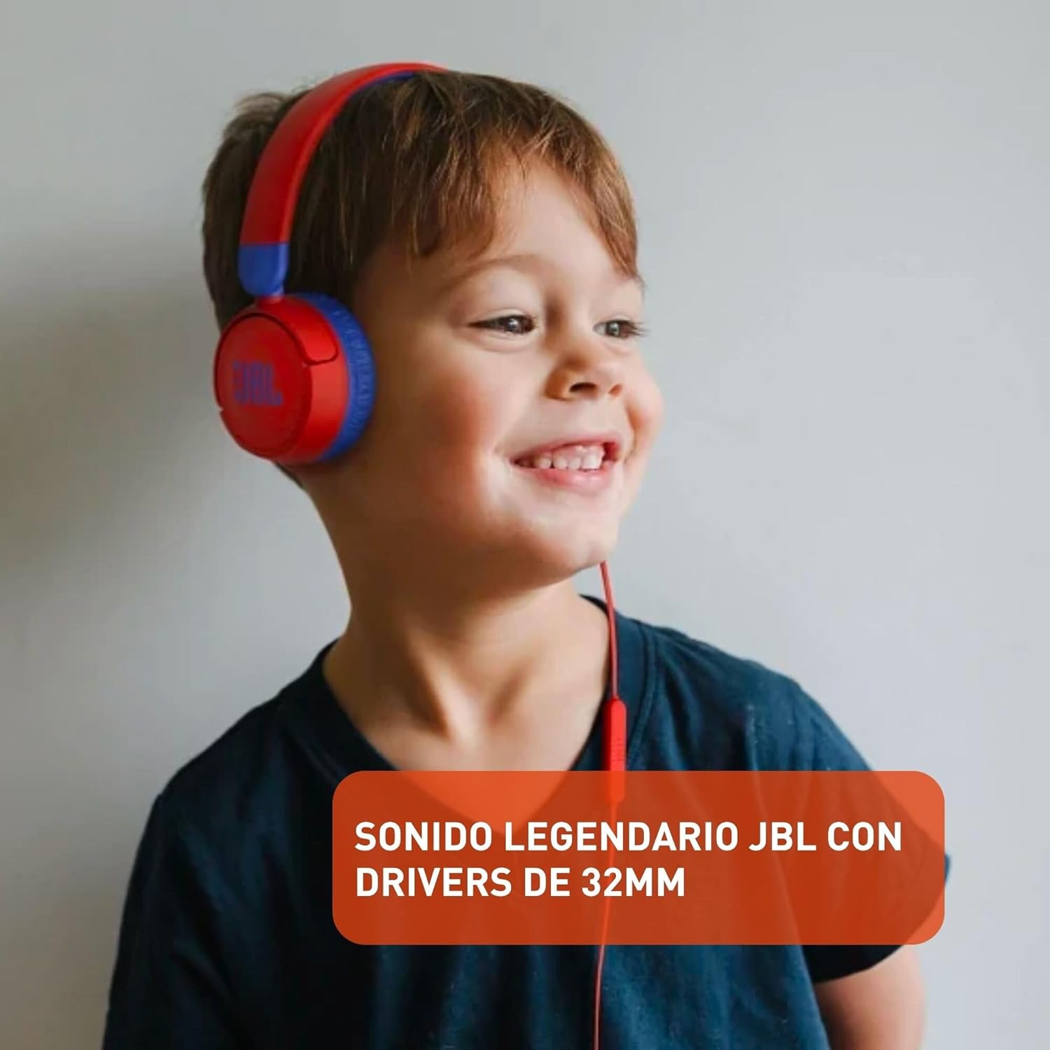 Auriculares de cable para niños JBL JR310 con Micrófono Integrado