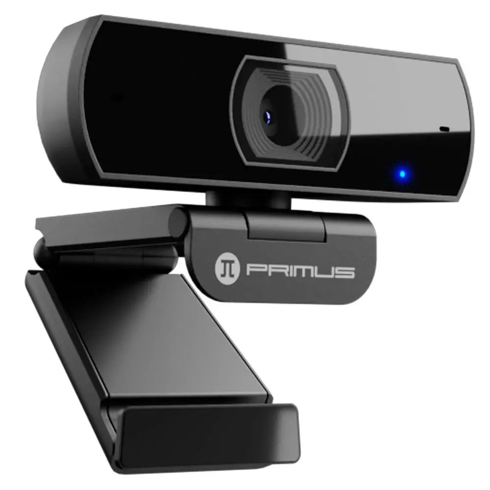 Cámara Web VISUS1LS 2K con Micrófono Integrado, Pantalla Panorámica y Corrección Automática de Luz