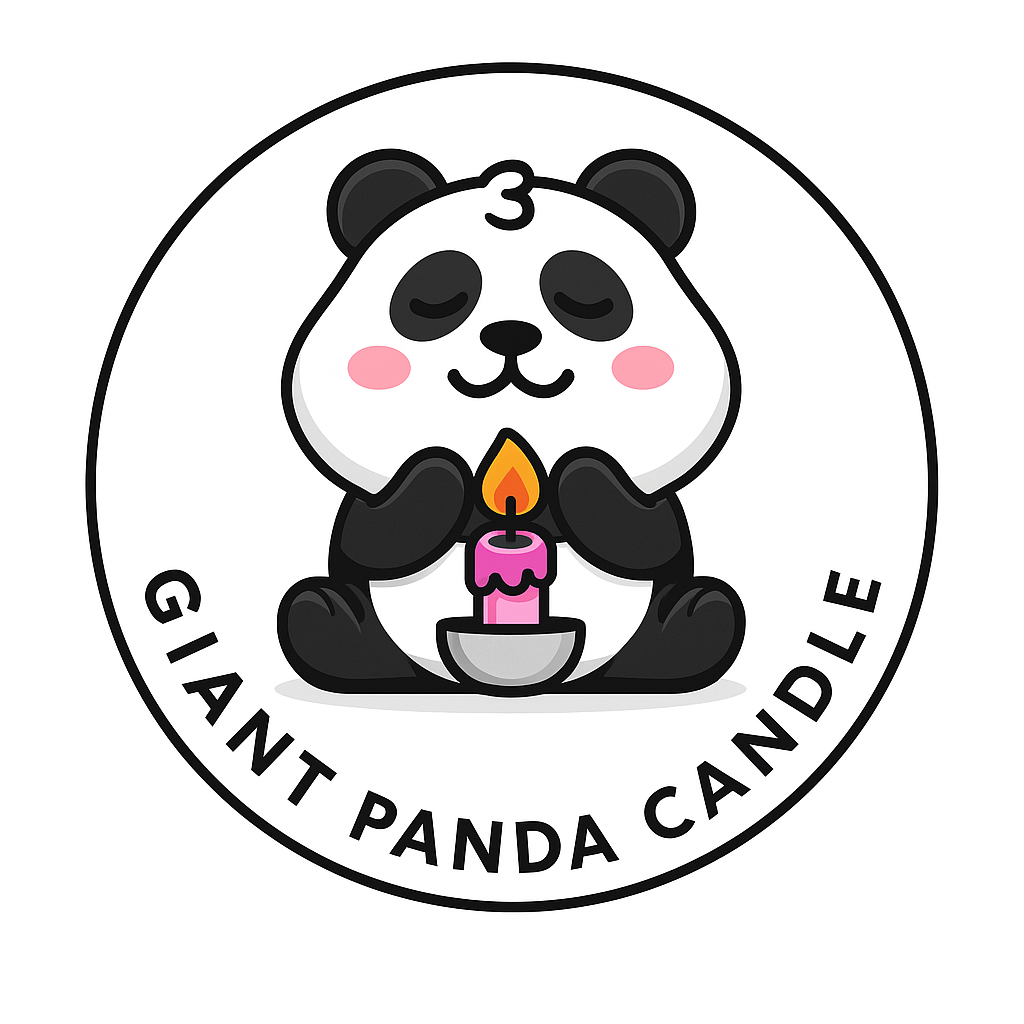 Vela de Soya Aromática de Dulce de Navidad 2.5 oz - Giant Panda Candle