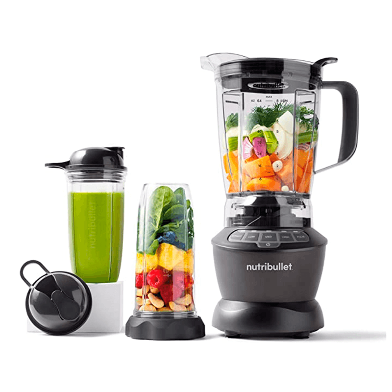 Licuadora familiar con extractor de nutrientes Combo Blender 1.200 W Nutribullet