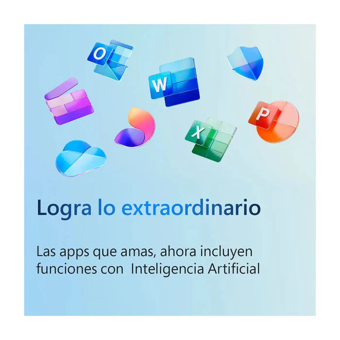 Microsoft 365 Personal Suscripción de 1 Año | Copilot IA | 1 Persona | 5 Dispositivos / Persona