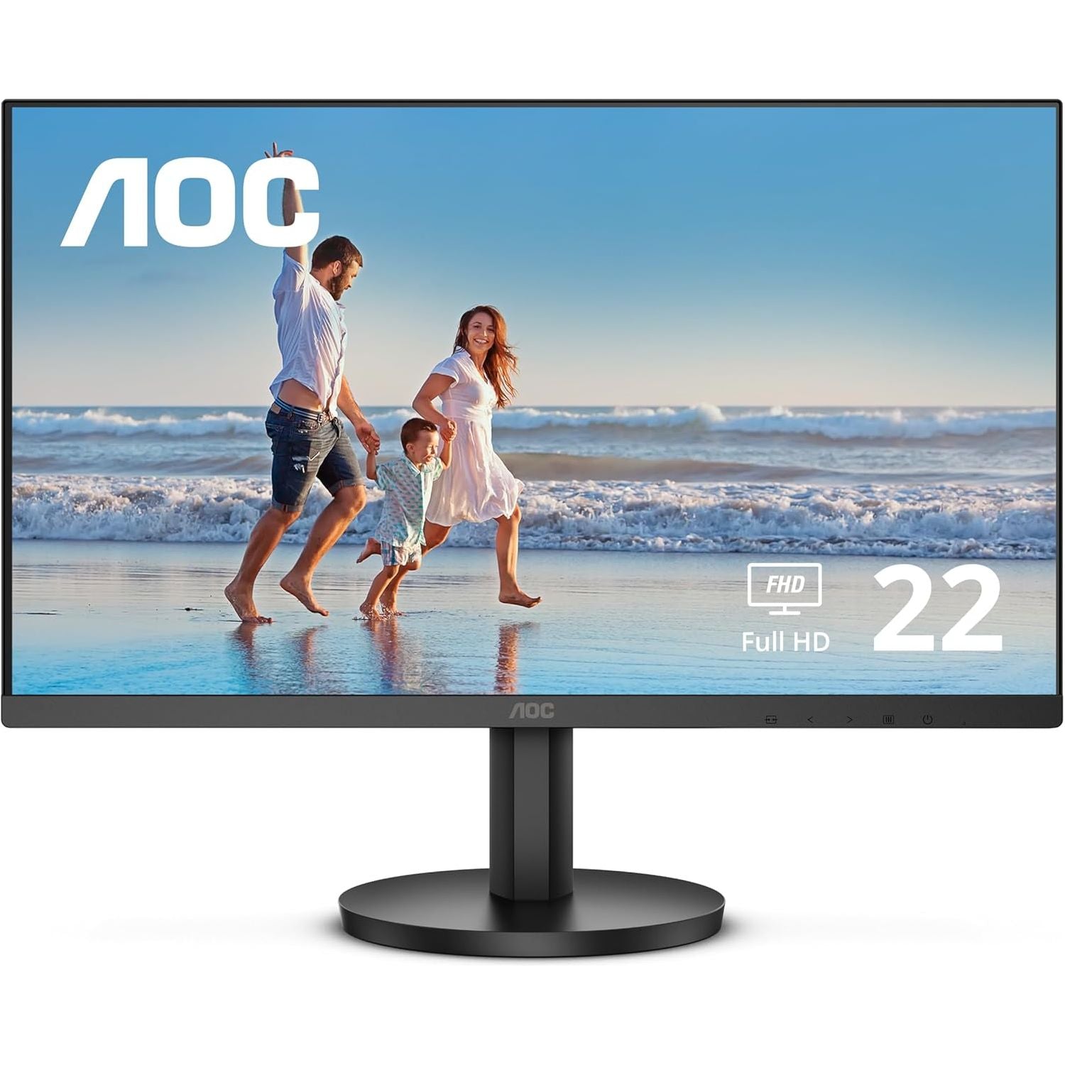 Monitor AOC 22B3HM de 22 pulgadas Full HD HDMI/VGA Negro