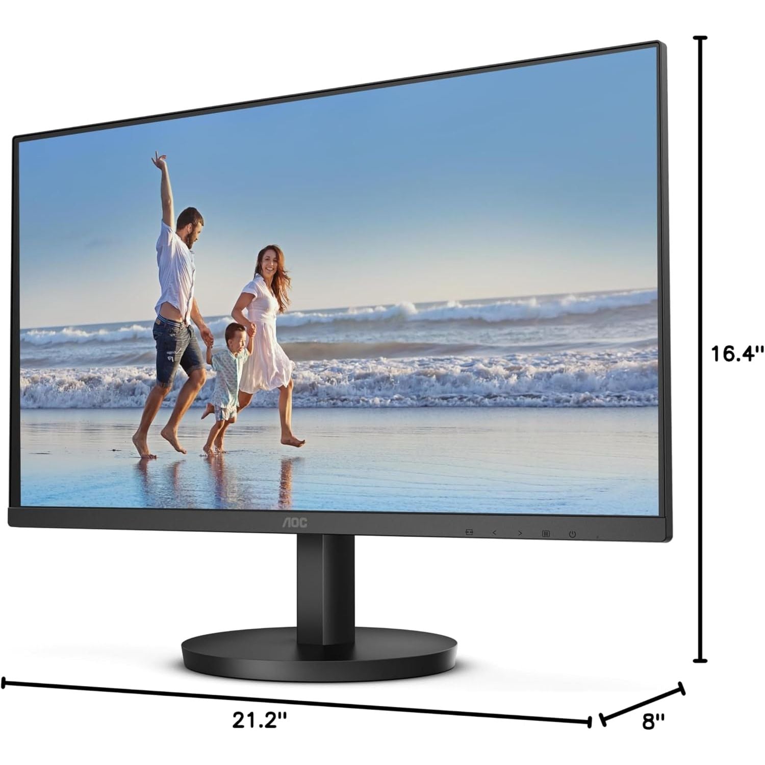 Monitor Full HD AOC 24B3HM de 23.8