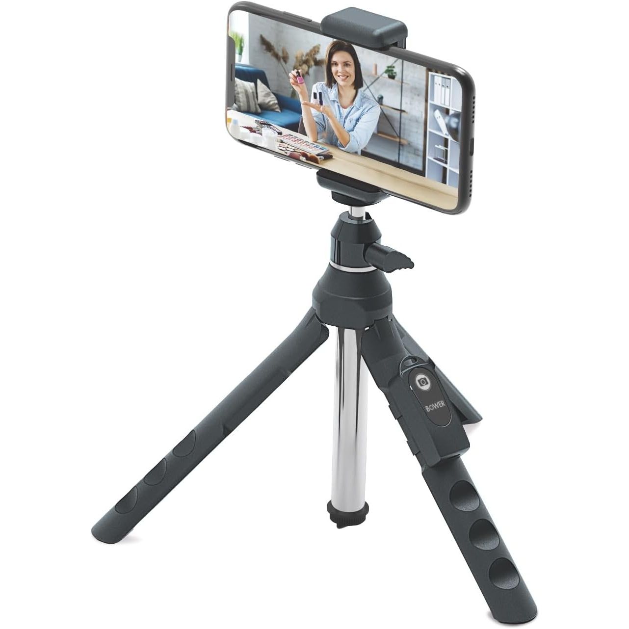 Multipod 6 en 1 trípode selfie stick con control remoto para teléfonos inteligentes Bower