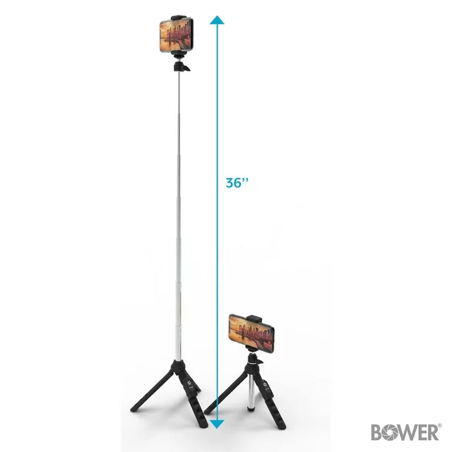 Multipod 6 en 1 trípode selfie stick para teléfonos inteligentes Bower