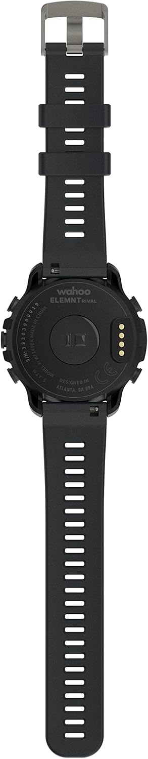 Reloj Inteligente Wahoo ELEMNT Rival Running / Multideporte | GPS Smartwatch con Monitor de Frecuencia Cardíaca