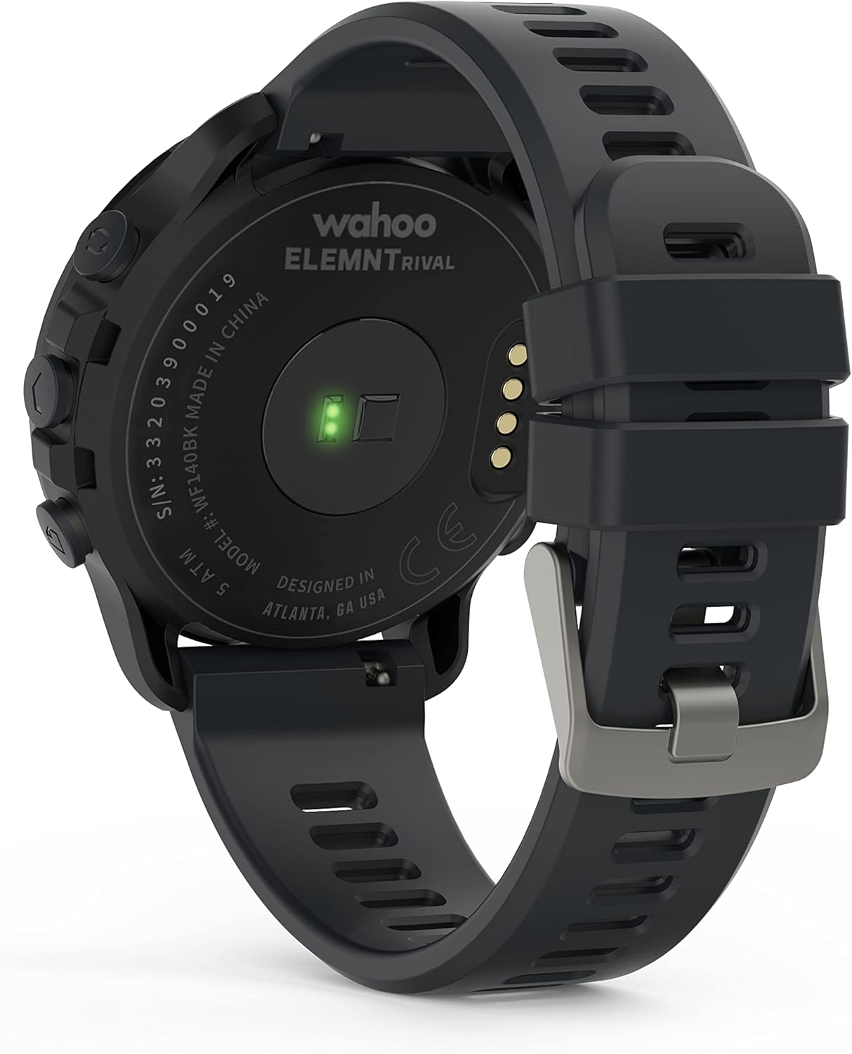Reloj Inteligente Wahoo ELEMNT Rival Running / Multideporte | GPS Smartwatch con Monitor de Frecuencia Cardíaca