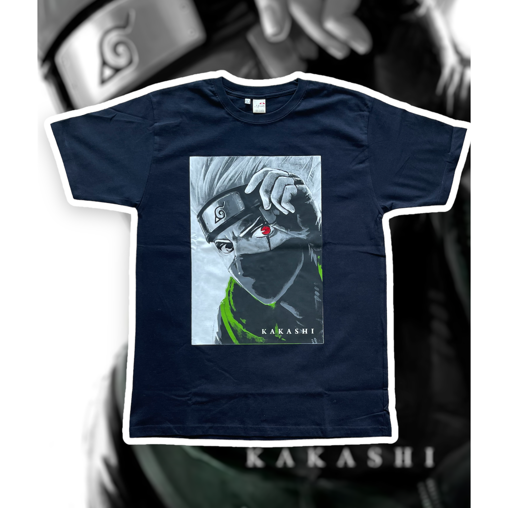 T-shirt modelo Naruto talla L Azul