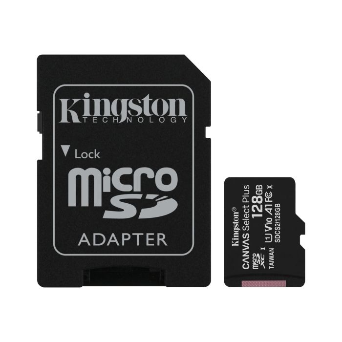 Tarjeta de memoria SDXC Kingston Canvas Select Plus de 128 GB