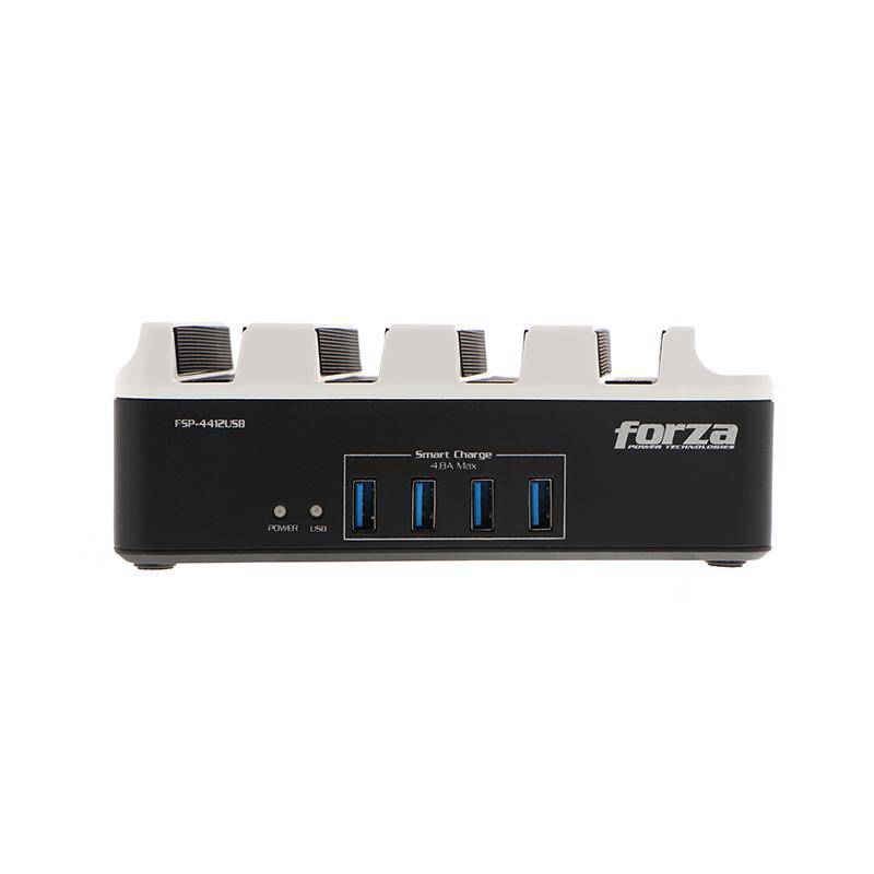 Protector contra sobretensiones Forza FSP-4412 USB 110 / 220V - Gshop Pty