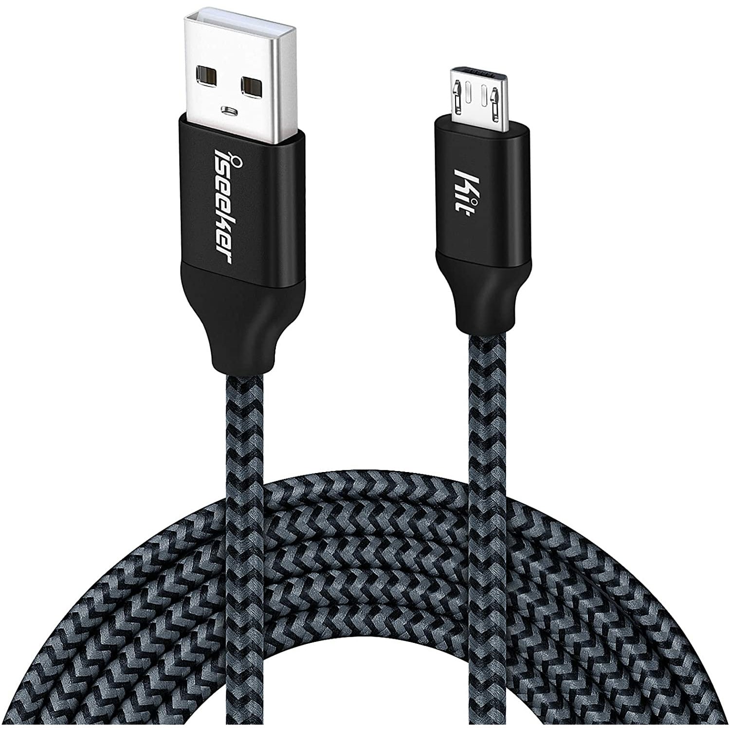 Cable iSeeker USB Micro de 15' - para PS4,XONE,Celulares - Gshop Pty