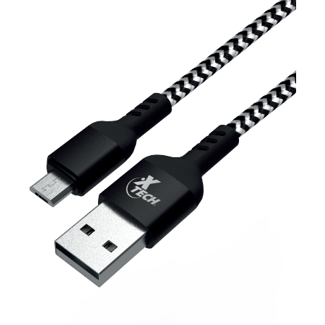 Cable trenzado USB 2.0 macho A a micro-USB macho B - Gshop Pty
