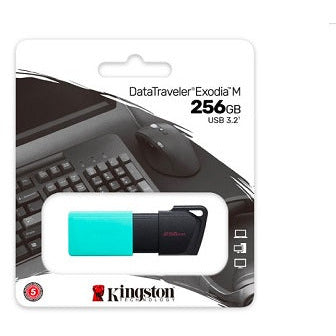 Flash Drive Kingston 256 GB USB 3.2 DataTraveler Exodia M
