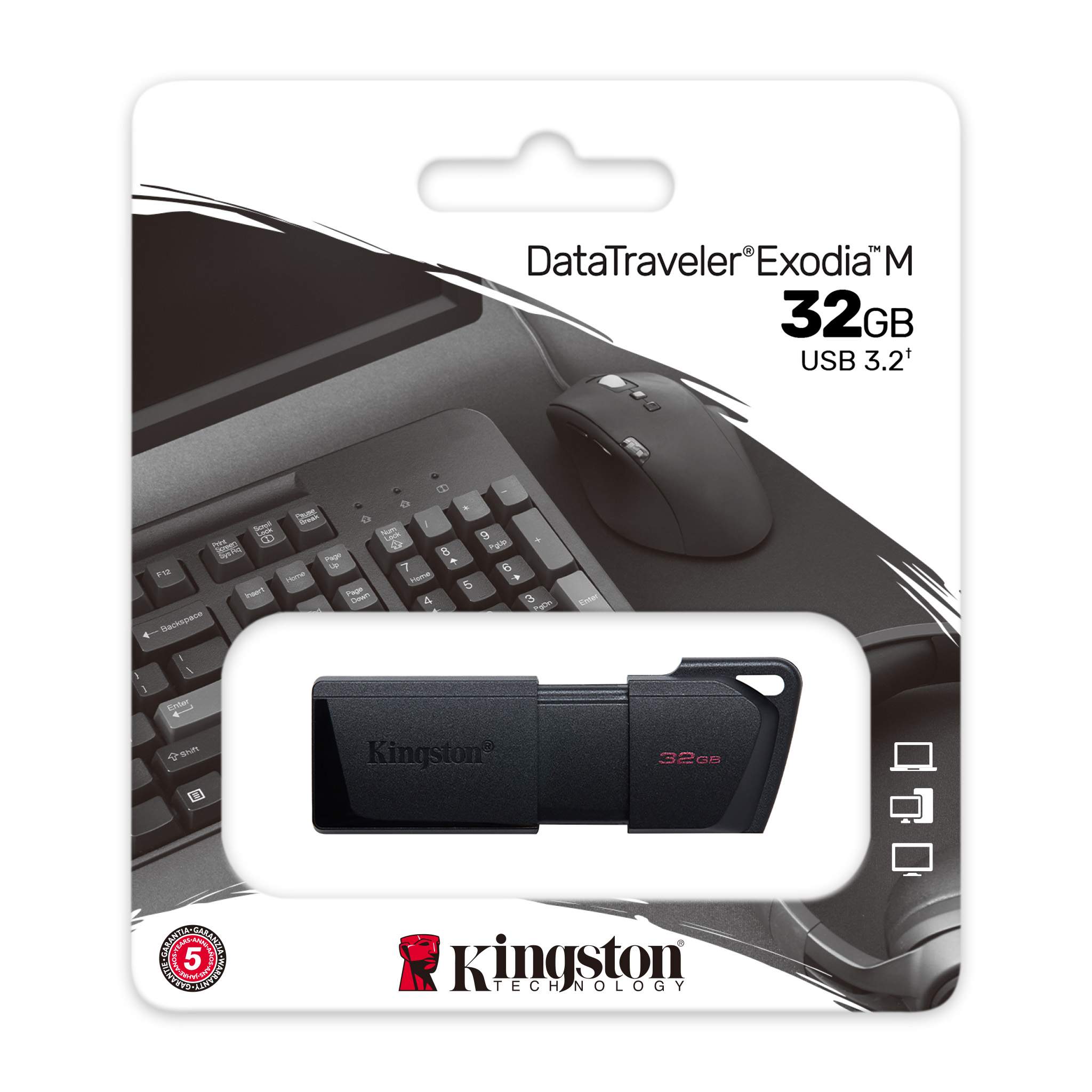 Flash Drive Kingston 32 GB USB 3.2 DataTraveler Exodia M