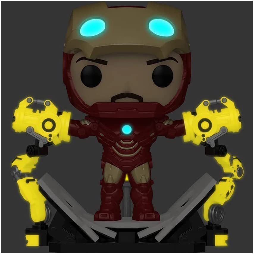 Funko Pop Iron Man 2: Iron Man MKIV Dark in the Glow Exclusivo - Gshop Pty