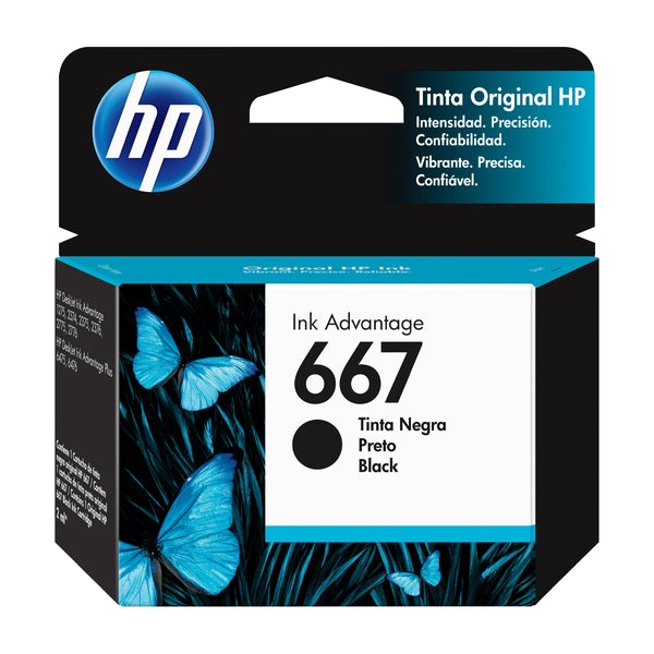 HP 667 Cartucho de Tinta - Negro - Gshop Pty