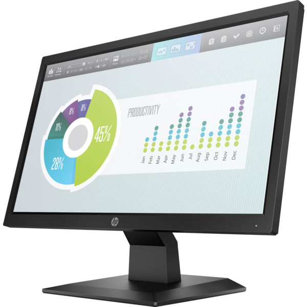 Monitor LCD marca HP P204 -LED-backlit de 19.5