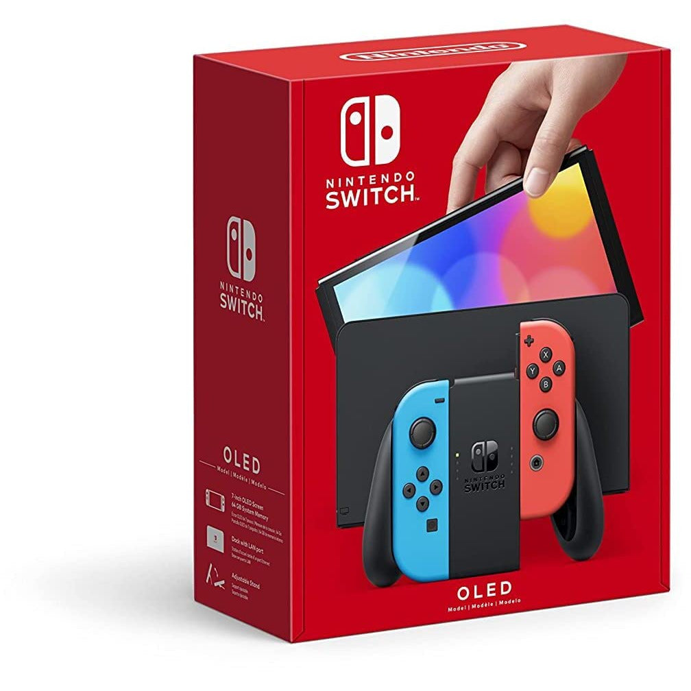 Consola Nintendo Switch OLED Neon Red & Neon Blue Joy-Con