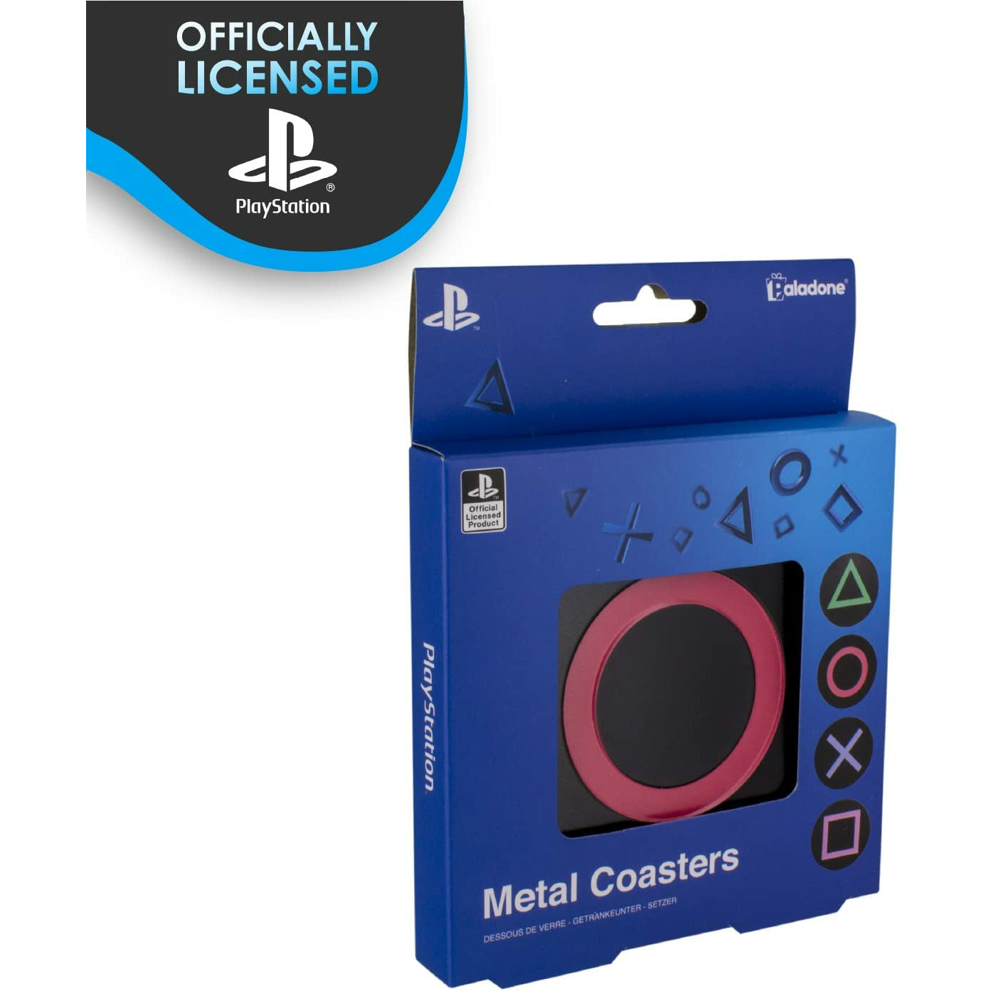 Portavasos de metal modelo iconos del Playstation - Gshop Pty