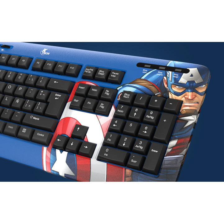 Teclado cableado Xtech Edición Capitán América